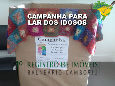 Arrecadação de Roupas de cama - Lar dos Idosos