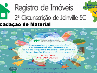 Campanha Arrecadação de Materiais