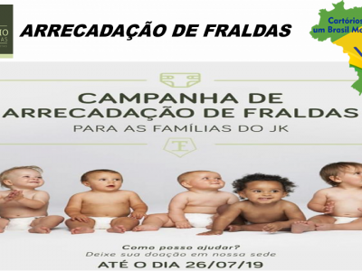 Arrecadação de Fraldas
