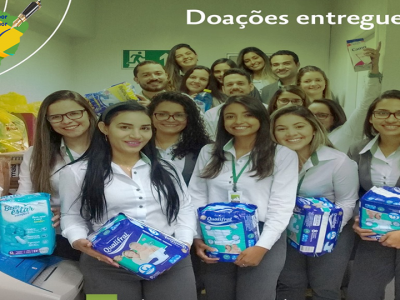 Entrega de doações - Montes Claros