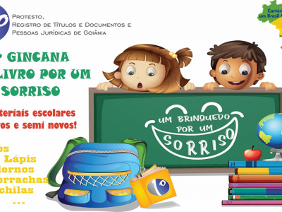 1° GINCANA UM LIVRO POR UM SORRISO