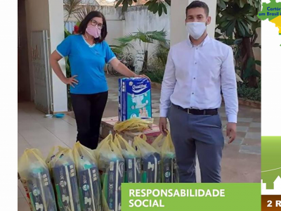 Doação de leite e fraldas geriátricas