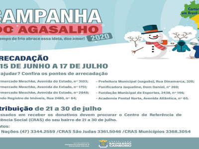 CAMPANHA DO AGASALHO 2020 - 2RI